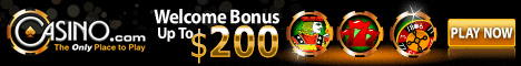 $200 Welcome Bonus at Casino.com
